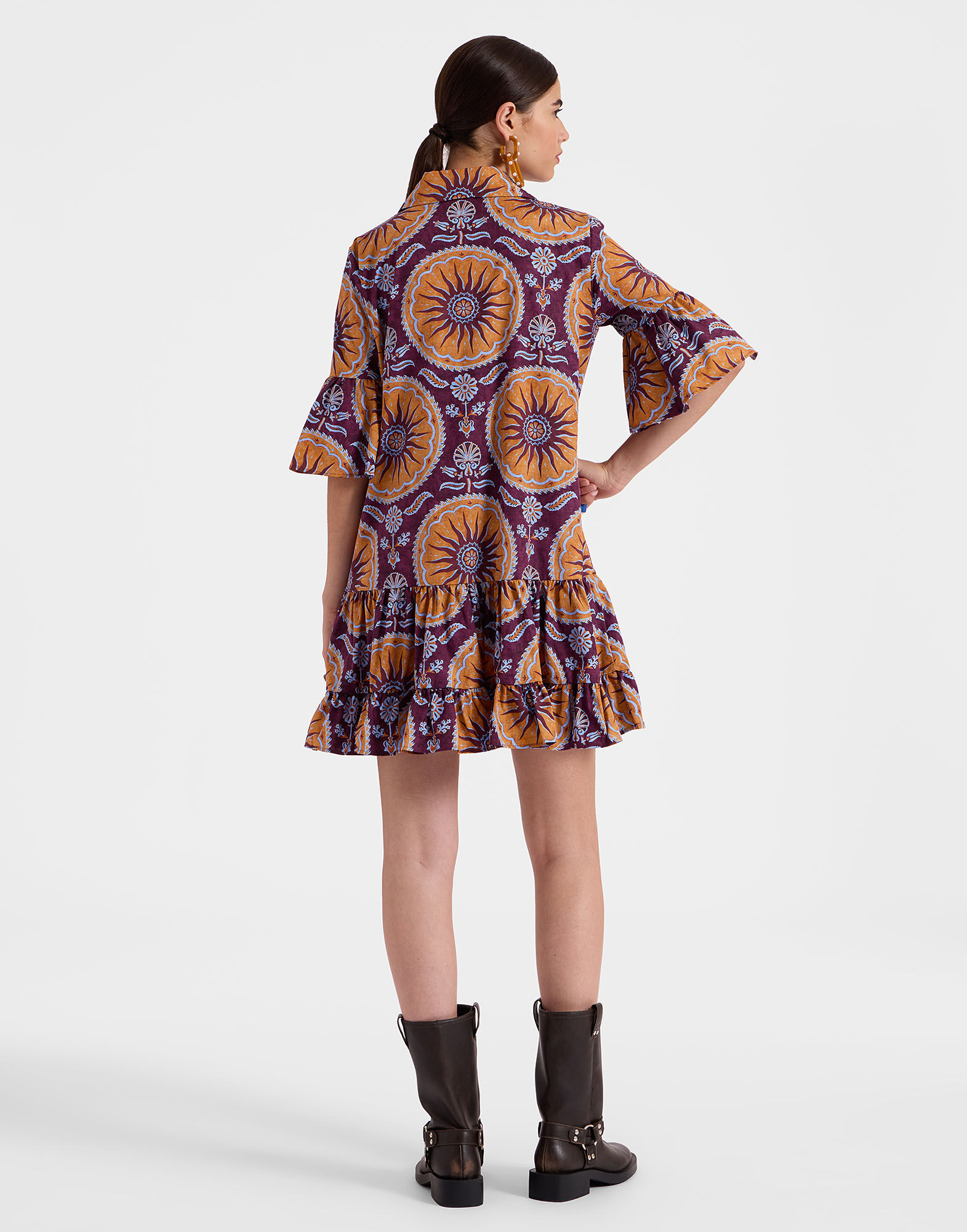 Choux Dress La DoubleJ: Sovereign Purple Choux Dress La DoubleJ: Sovereign Purple DRE0193COT039