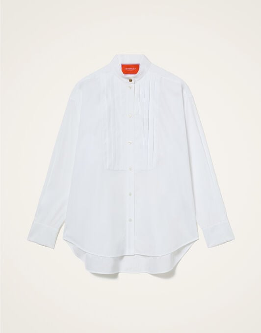 Oversize Peggy Shirt La DoubleJ: Solid White SHI0150COT064