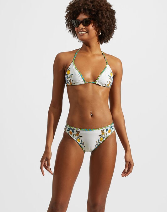 Bikini Top La DoubleJ: Borboni Placée Bianco Bikini Top La DoubleJ: Borboni Placée Bianco SWI0032LYC003