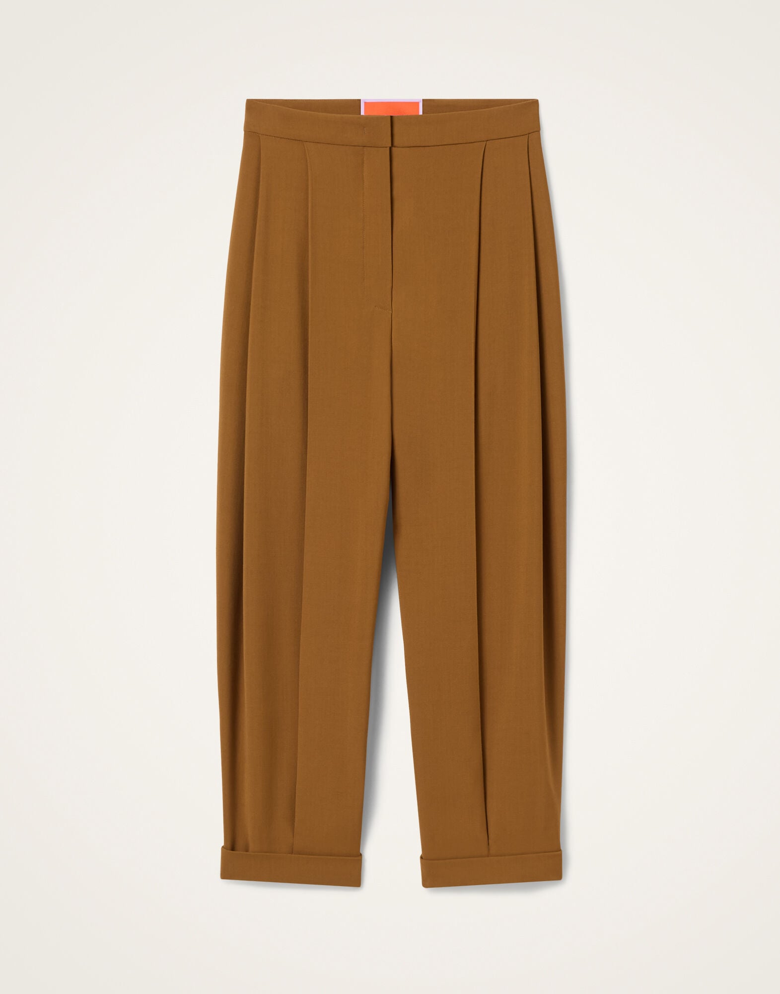 Pleated Pants La DoubleJ: Solid Tobacco Pleated Pants La DoubleJ: Solid Tobacco TRO0214VIS035