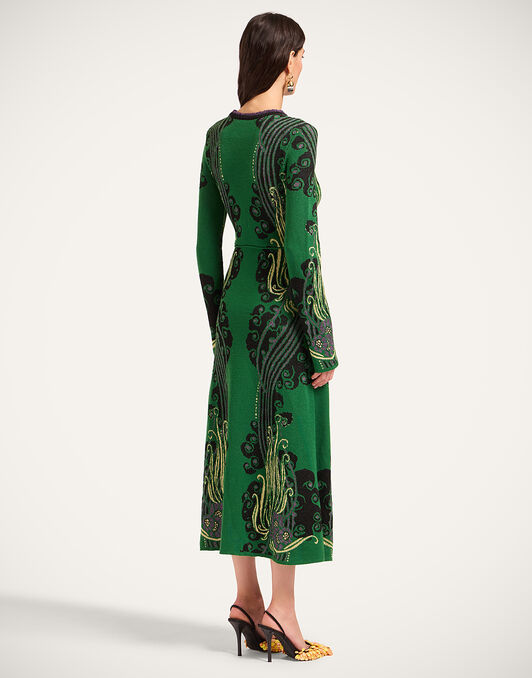 Bee Dress La DoubleJ: Atlantis Green Bee Dress La DoubleJ: Atlantis Green DRE1006KNI187