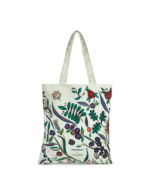 Goodie Tote Bag La DoubleJ: Tree Of Life Verde BAG0026COT023