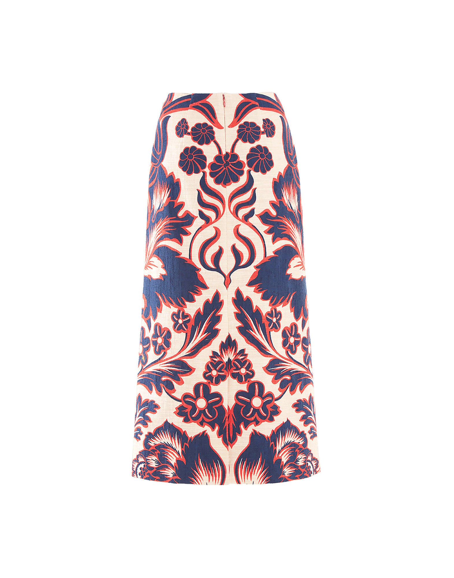Pencil Skirt La DoubleJ: Va-Va Placée White SKI0011COT005