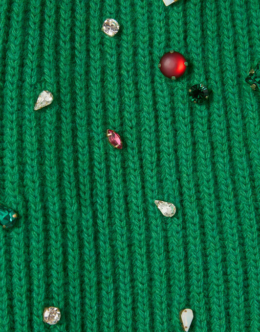 Picket High Sweater La DoubleJ: Solid Green PUL0407KNI037