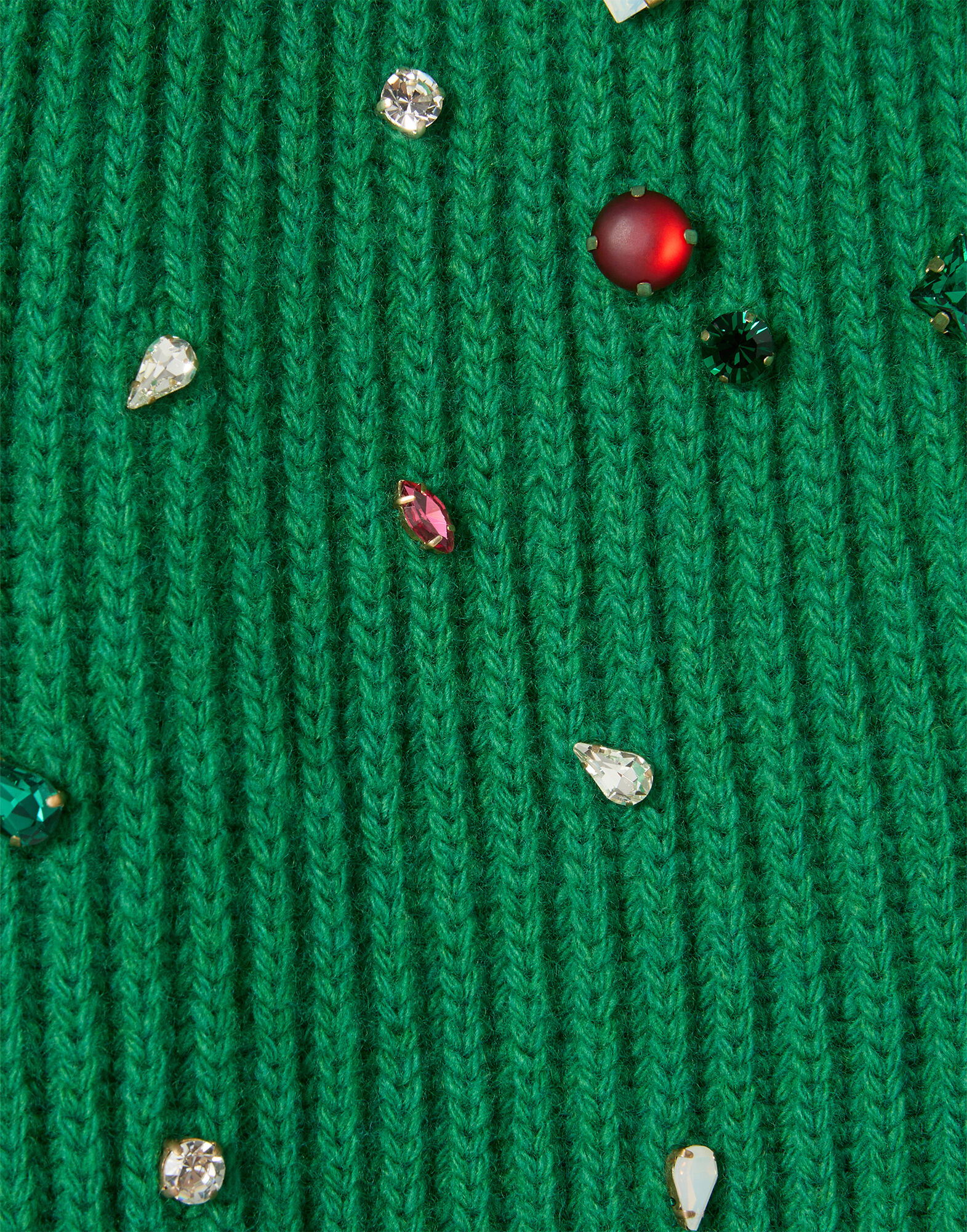 Picket High Sweater La DoubleJ: Solid Green PUL0407KNI037