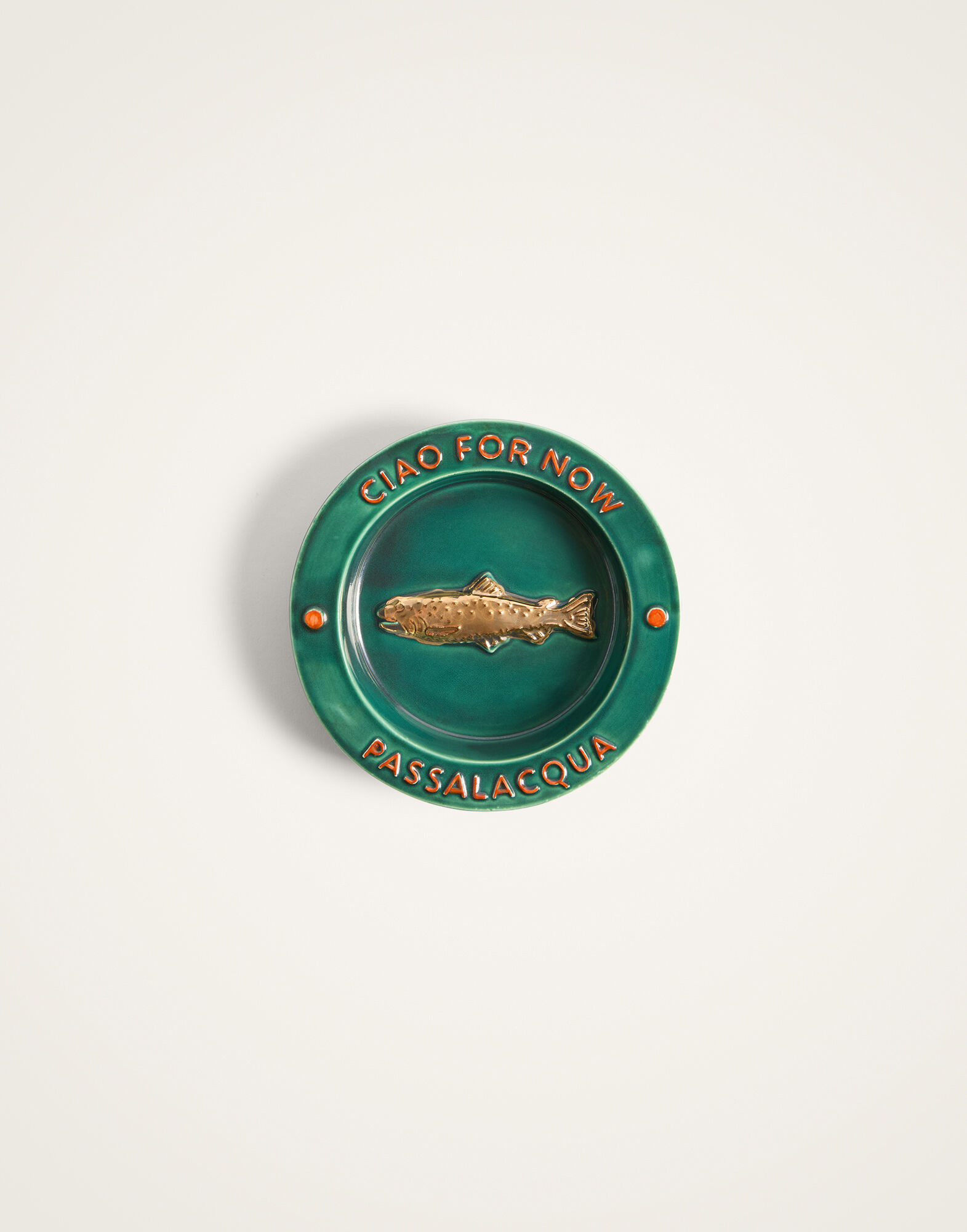 Trinket Tray La DoubleJ: Ciao For Now Green TRI0014CER004