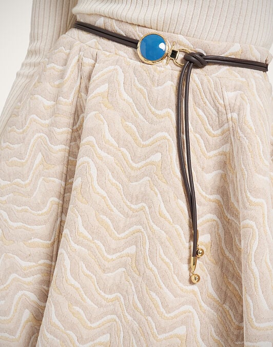 Ballerina Skirt La DoubleJ: Waves Ecru Ballerina Skirt La DoubleJ: Waves Ecru SKI0189JCQ160
