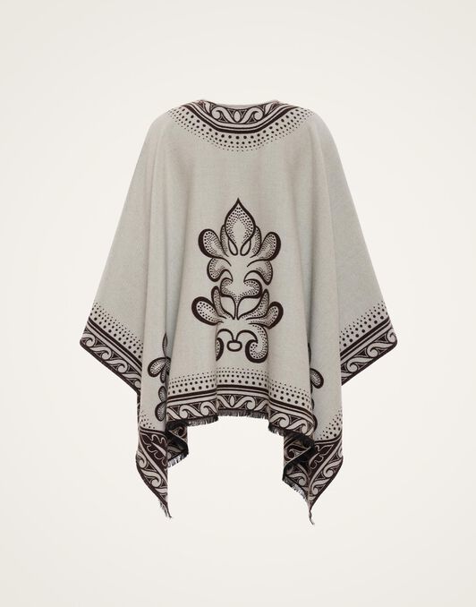 Poncho La DoubleJ: Herald Cream Poncho La DoubleJ: Herald Cream SCA0064JCQ104