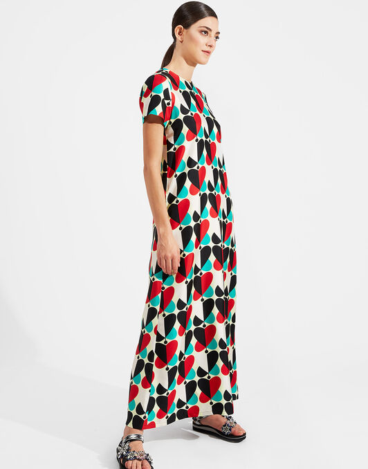 Swing Dress La DoubleJ: Farfalle Rosso Swing Dress LaDoubleJ: Farfalle Rosso DRE0001SIL001