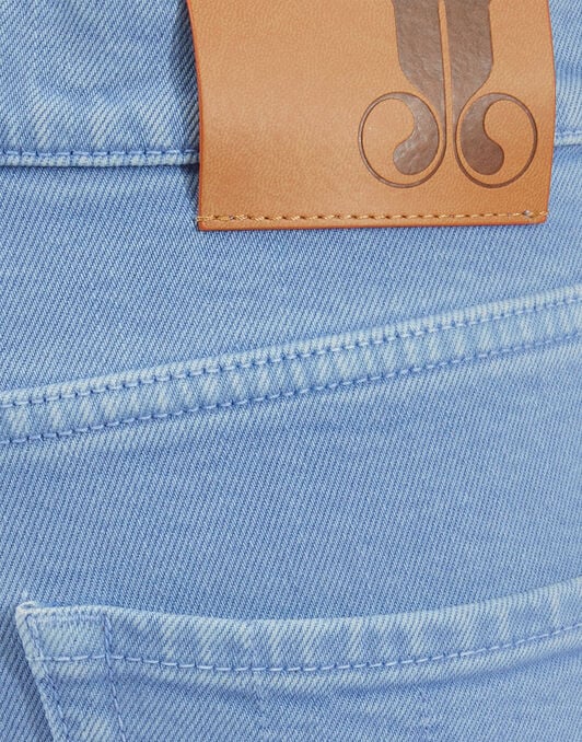 Fancy Crop Jeans (With Feathers) La DoubleJ: Light Blue TRO0108DEN001