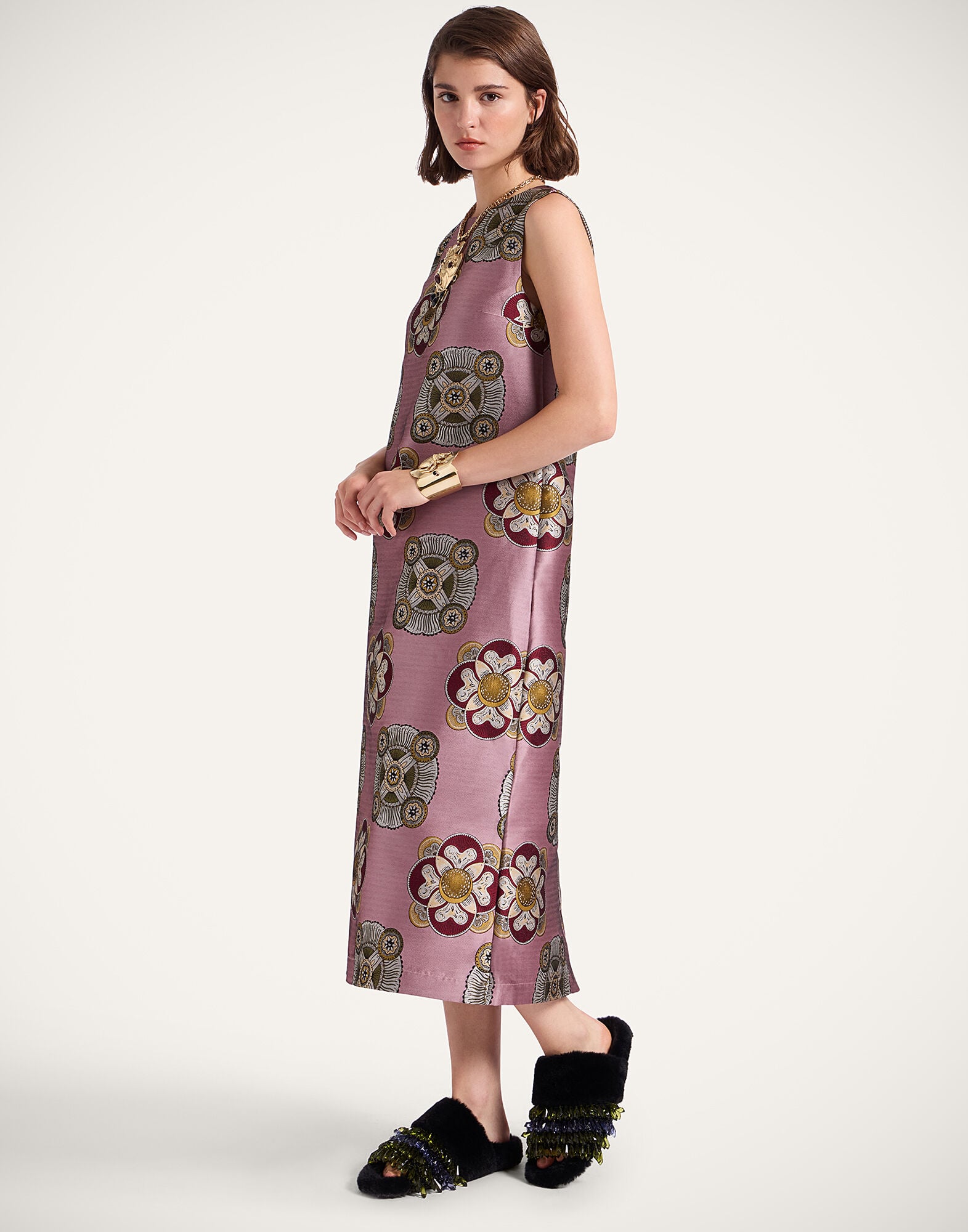 Column Dress La DoubleJ: Nucleus Dusty Pink Column Dress La DoubleJ: Nucleus Dusty Pink DRE0389JCQ114