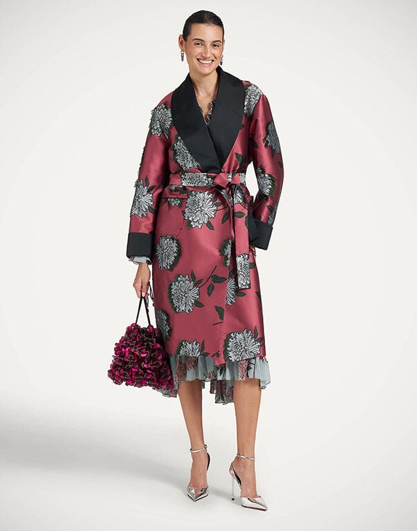 Boudoir Coat La DoubleJ: Feria Pink Boudoir Coat La DoubleJ: Feria Pink JAC0219JCQ159