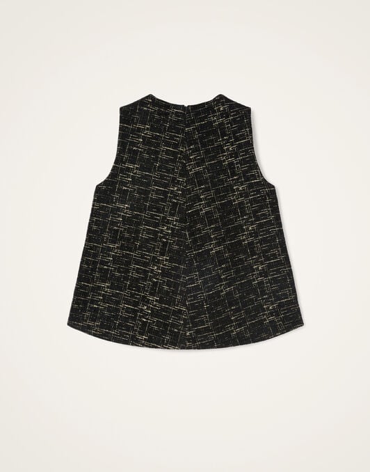 La Scala Top La DoubleJ: Bicolor Black La Scala Top La DoubleJ: Bicolor Black TOP0222WOL040