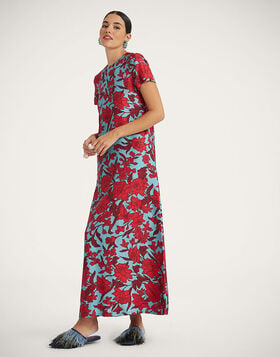 Swing Dress La DoubleJ: Lilium Turchese DRE0001SIL001