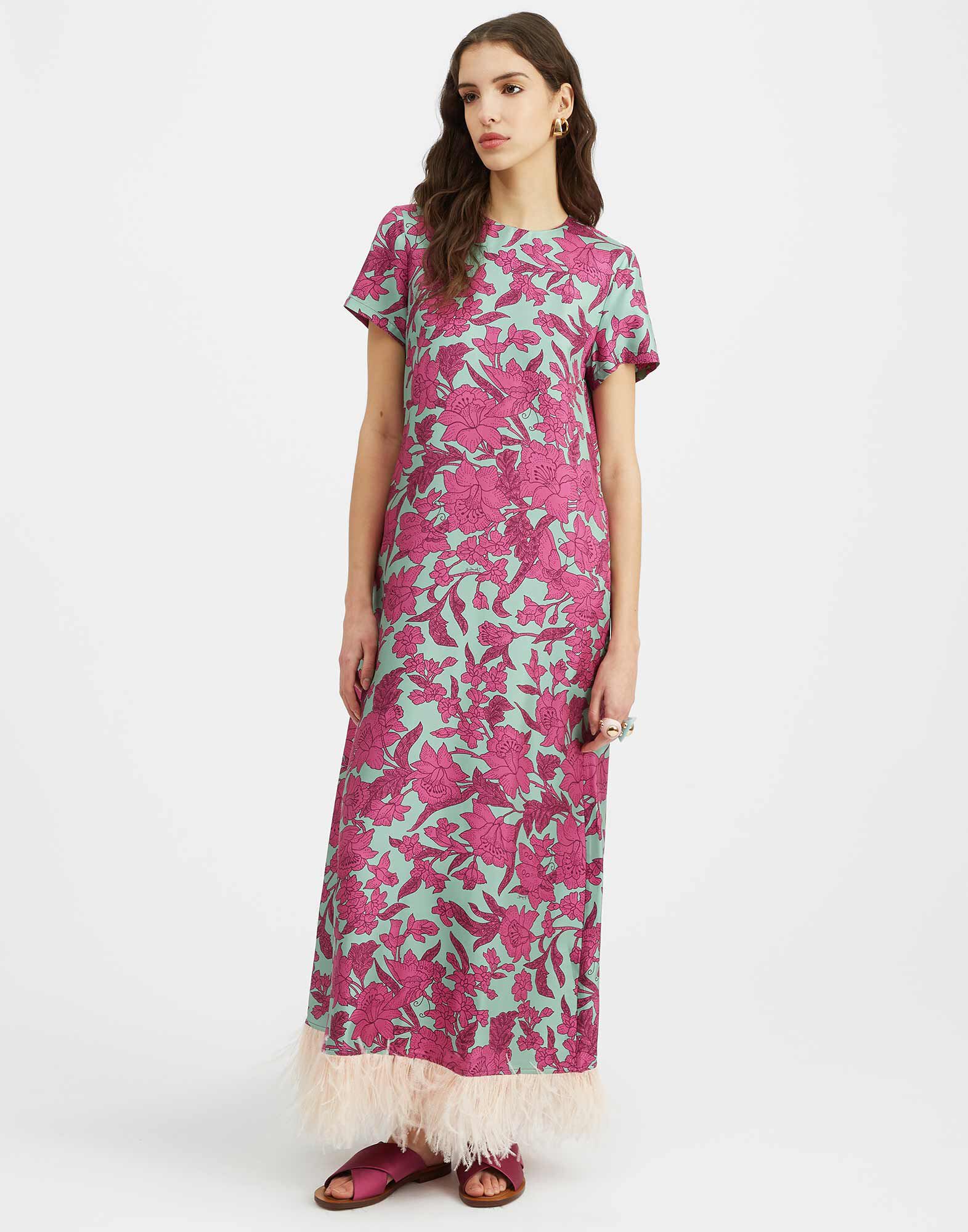 Swing Dress La DoubleJ: Lilium Purple DRE0864SIL026