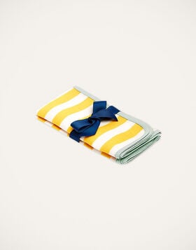 Large Napkins Set Of 2 La DoubleJ: Riviera Giallo NAP0010LIN001