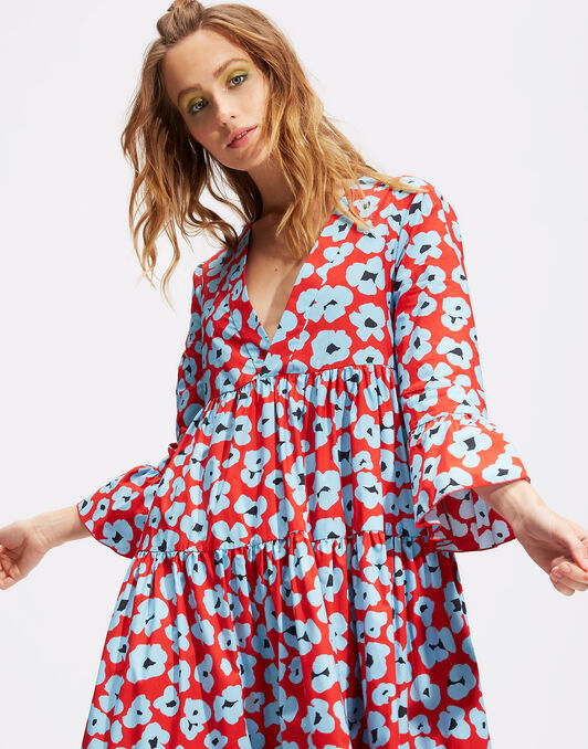 Jennifer Jane Dress LaDoubleJ: Flower Leopard DRE0114COT001