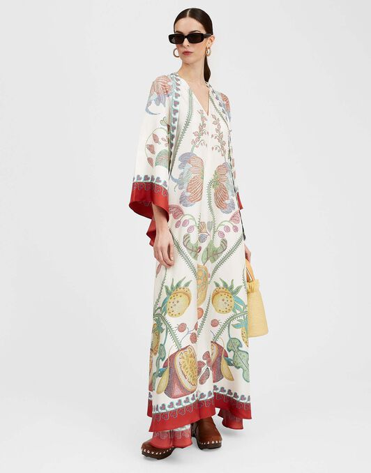 Magnifico Dress La DoubleJ: Grenadilla Placée Off White DRE0232SIL006