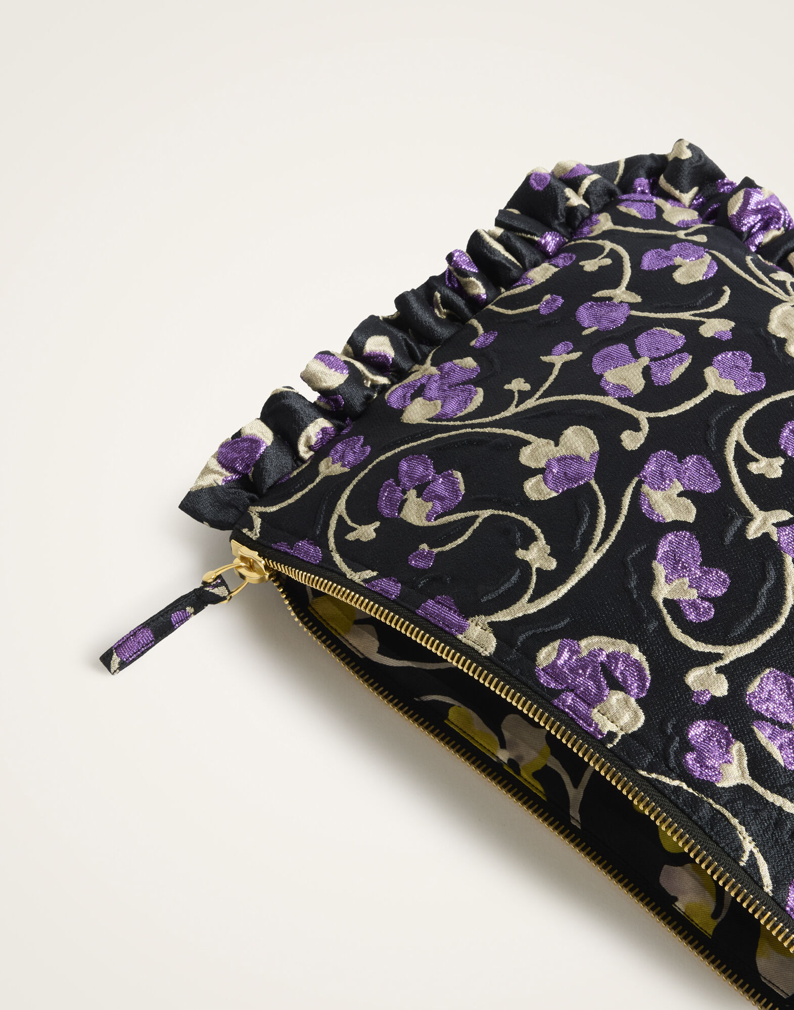 Hand Pochette La DoubleJ: Honeysuckle Black BAG0059JCQ128