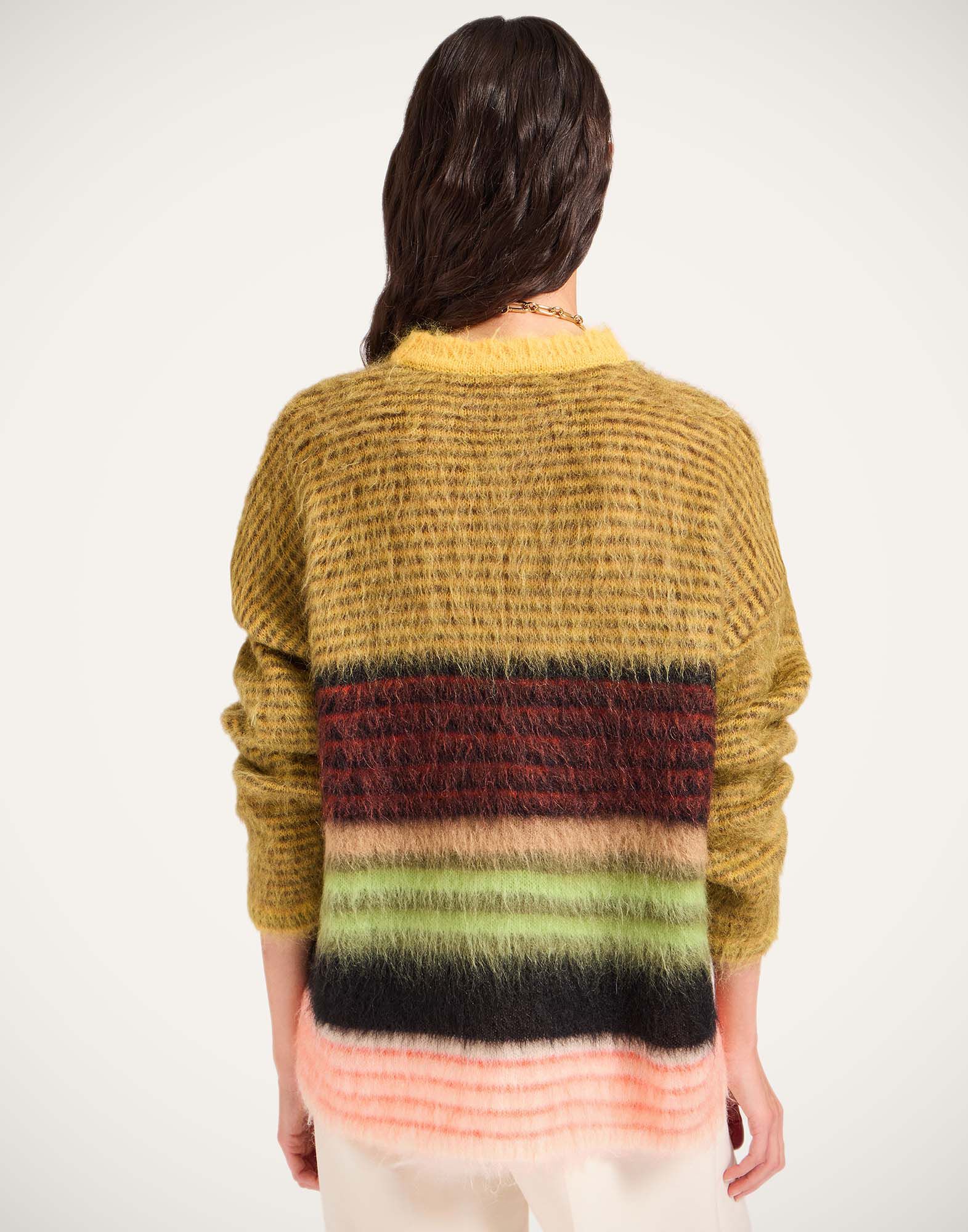 Brera Sweater La DoubleJ: Multicolor Yellow Brera Sweater La DoubleJ: Multicolor Yellow PUL0320KNI181