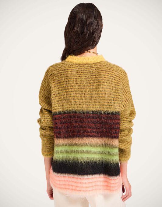 Brera Sweater La DoubleJ: Multicolor Yellow Brera Sweater La DoubleJ: Multicolor Yellow PUL0320KNI181