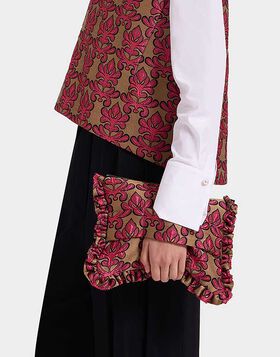 Hand Pochette La DoubleJ: Herald Fuchsia BAG0059JCQ094
