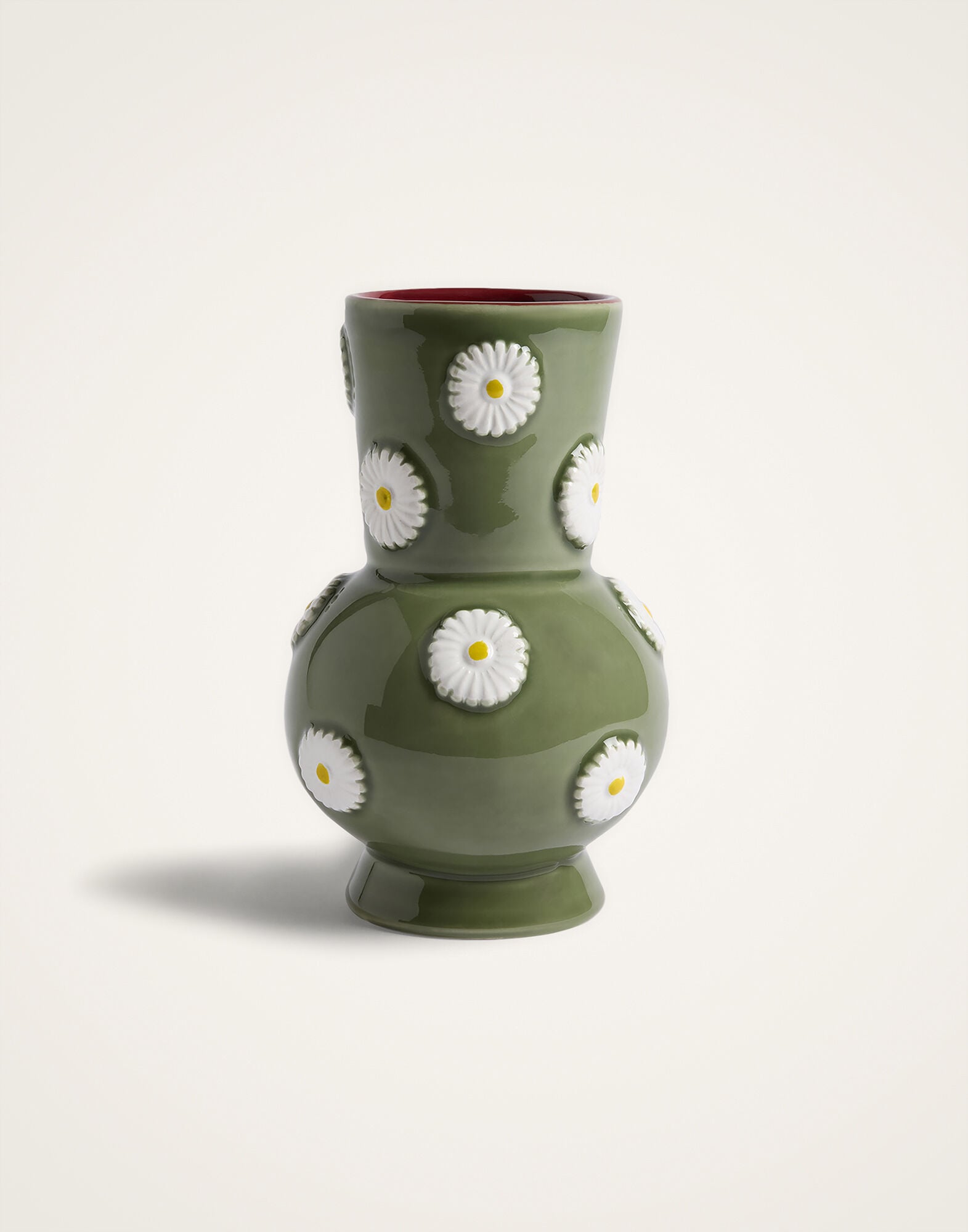 Small Daisy Vase La DoubleJ: Margherita Pistachio Small Daisy Vase La DoubleJ: Margherita Pistachio VAS0031CER004