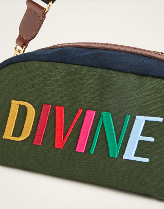 Divine Beauty Bag La DoubleJ: Solid Dark Green BAG0090COT079