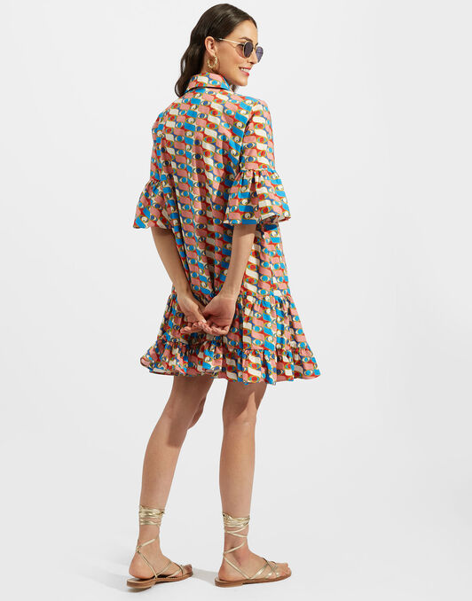 Choux Dress La DoubleJ: Third Eye Turchese Choux Dress La DoubleJ: Third Eye Turchese DRE0205COT015