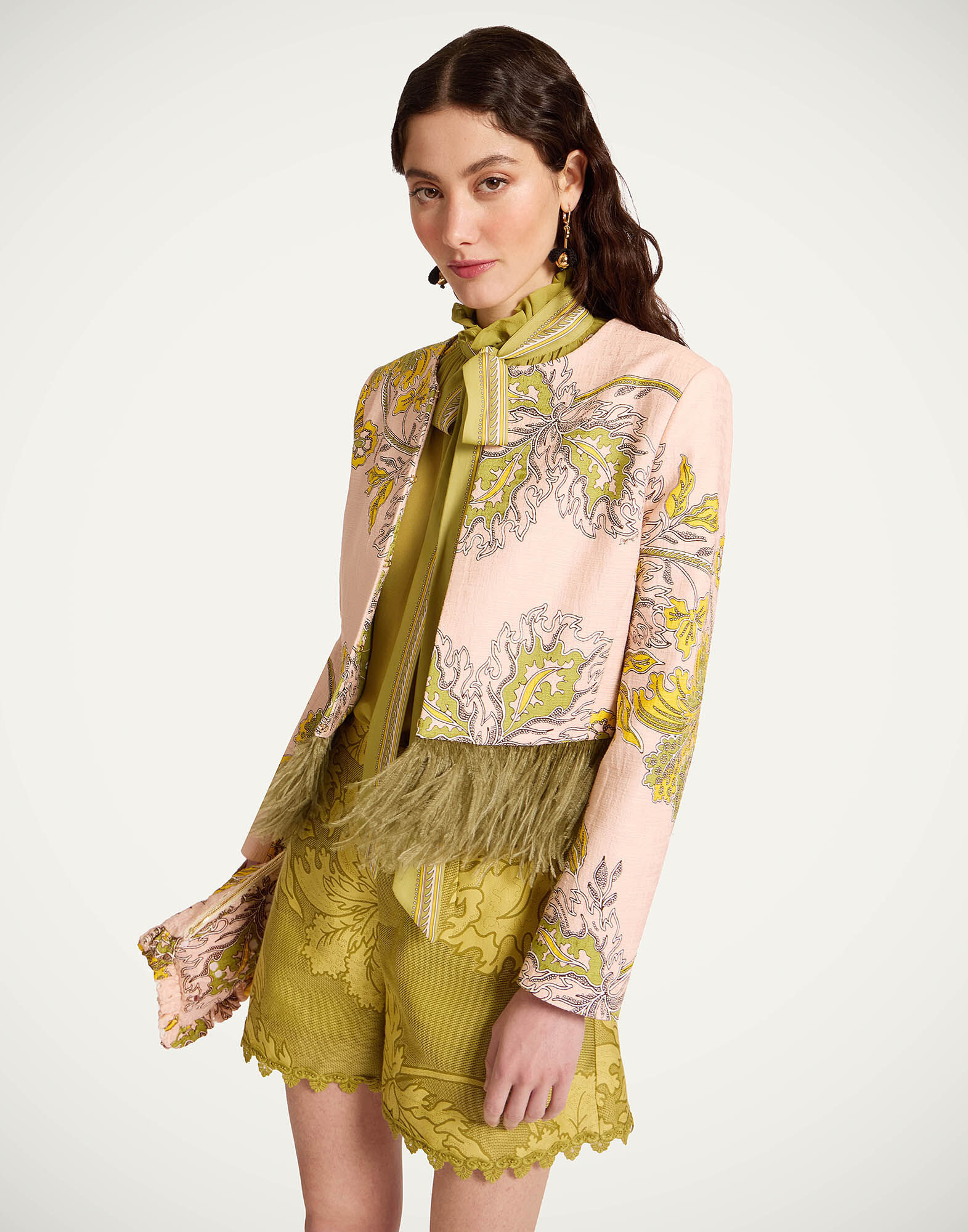 Bijoux Jacket La DoubleJ: Swathe Pink JAC0196COT005