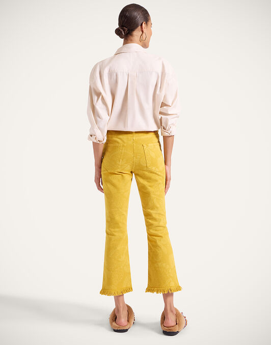 Fancy Crop Jeans La DoubleJ: Sicomore Yellow Fancy Crop Jeans La DoubleJ: Sicomore Yellow TRO0108DEN001