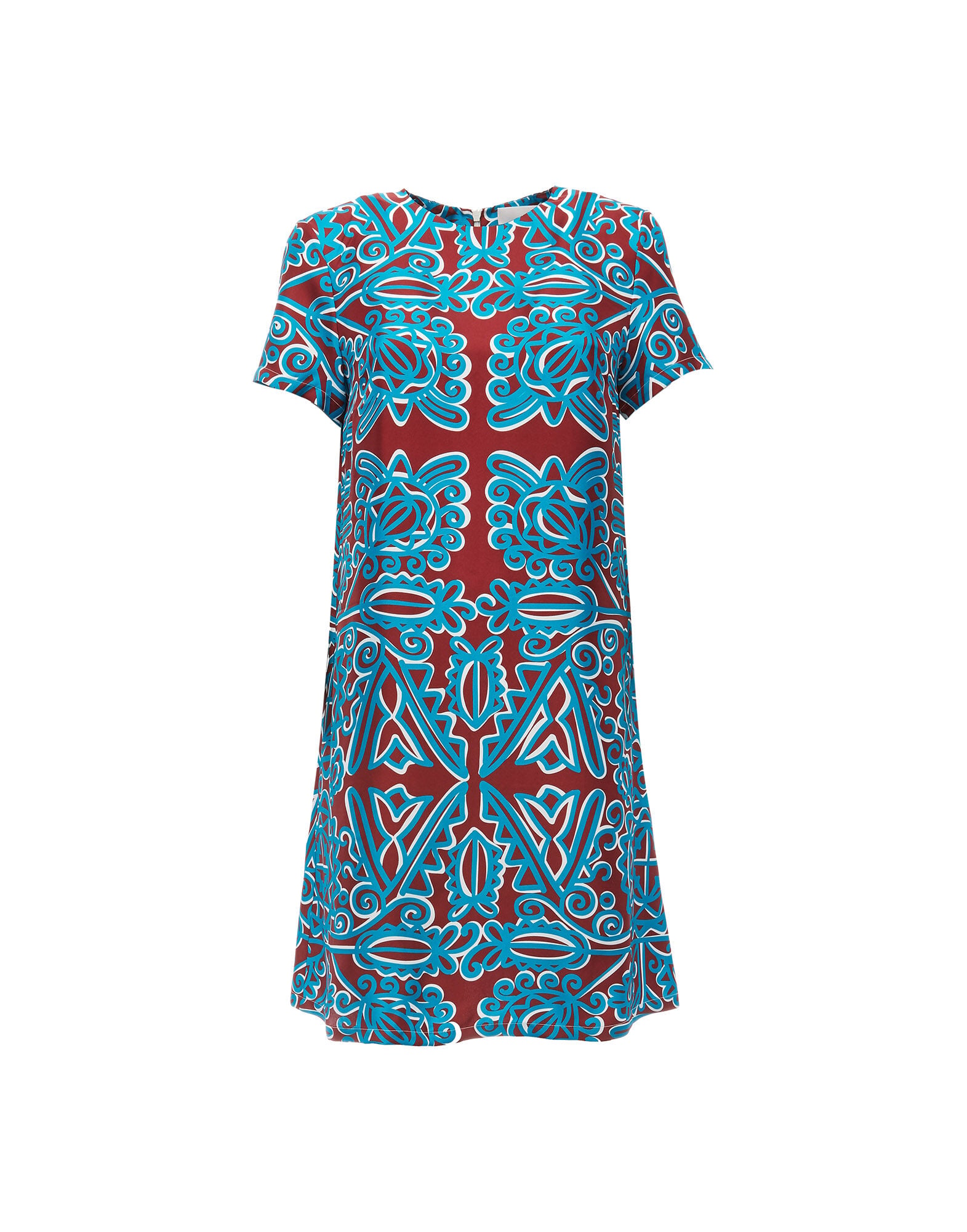 Mini Swing Dress La DoubleJ: Parnaveg Turchese Mini Swing Dress LaDoubleJ: Parnaveg Turchese DRE0963SIL006