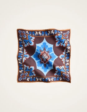 Foulard 140 La DoubleJ: Palazzo Light Blue SCA0060MOS001