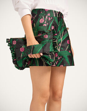 Hand Pochette La DoubleJ: Bamboo Black BAG0059JCQ119