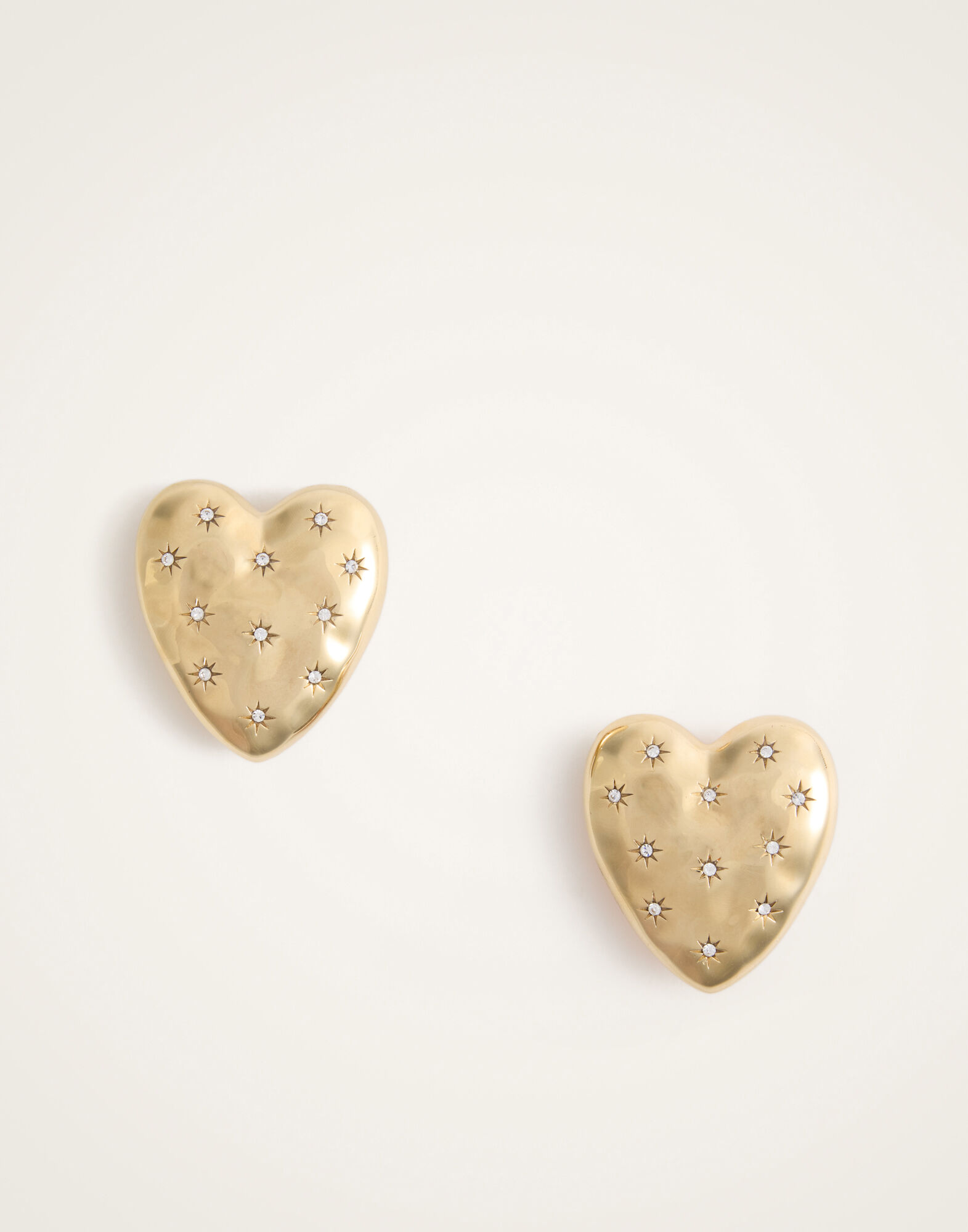 Love Star Earrings La DoubleJ: 24K Gold Plate and Swarovski Crystals Love Star Earrings La DoubleJ: 24K Gold Plate and Swarovski Crystals EAR0084BRA007