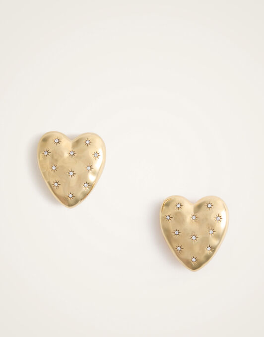 Love Star Earrings La DoubleJ: 24K Gold Plate and Swarovski Crystals Love Star Earrings La DoubleJ: 24K Gold Plate and Swarovski Crystals EAR0084BRA007