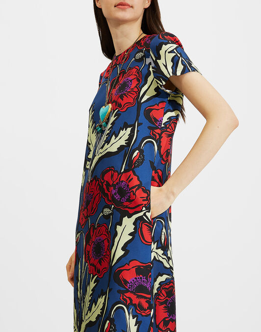 Swing Dress La DoubleJ: Big Blooms Swing Dress La DoubleJ: Big Blooms DRE0001SIL001