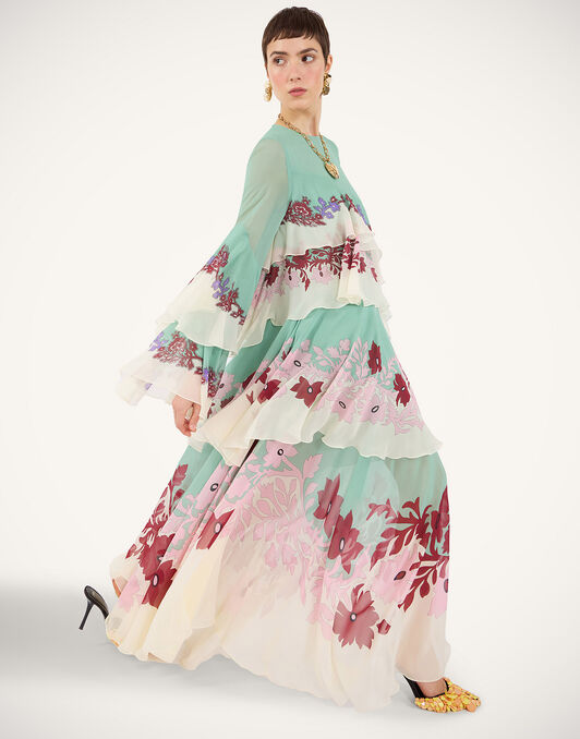 Naiad Dress La DoubleJ: Regalia Placée Menta Naiad Dress La DoubleJ: Regalia Placée Menta DRE0858SIL014