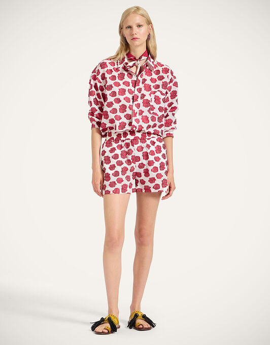Pull-Up Shorts La DoubleJ: Rose White Pull-Up Shorts La DoubleJ: Rose White TRO0204JER084