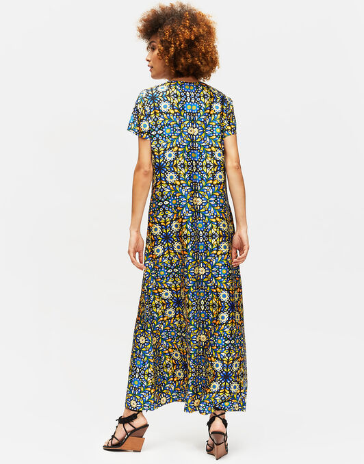 Swing Dress La DoubleJ: Confetti Blu Swing Dress LaDoubleJ: Confetti Blu DRE0001SIL001