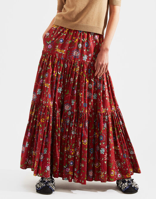 Big Skirt LaDoubleJ: Babe Bordeaux SKI0001COT020