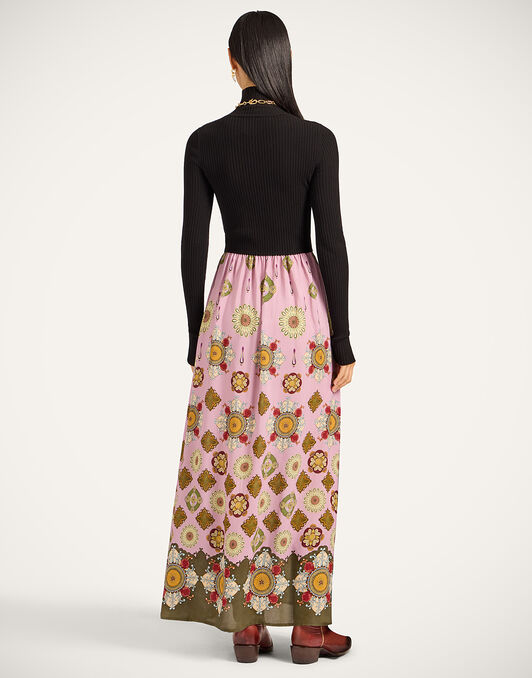 Lunaria Foulard Dress La DoubleJ: Nucleus Black DRE0957KNI131