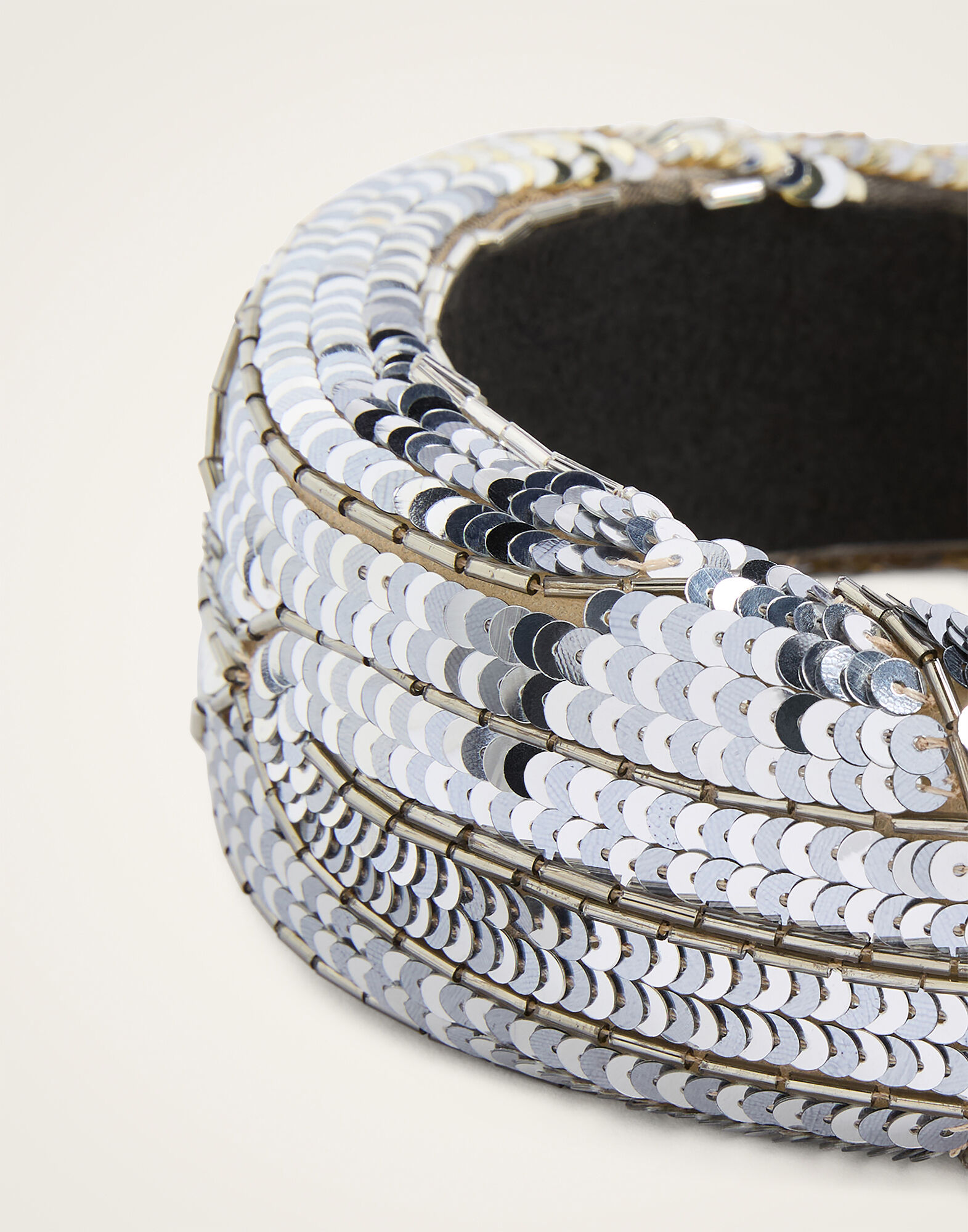 Medici Headband La DoubleJ: Dixie Silver Medici Headband La DoubleJ: Dixie Silver HEB0027EMB219