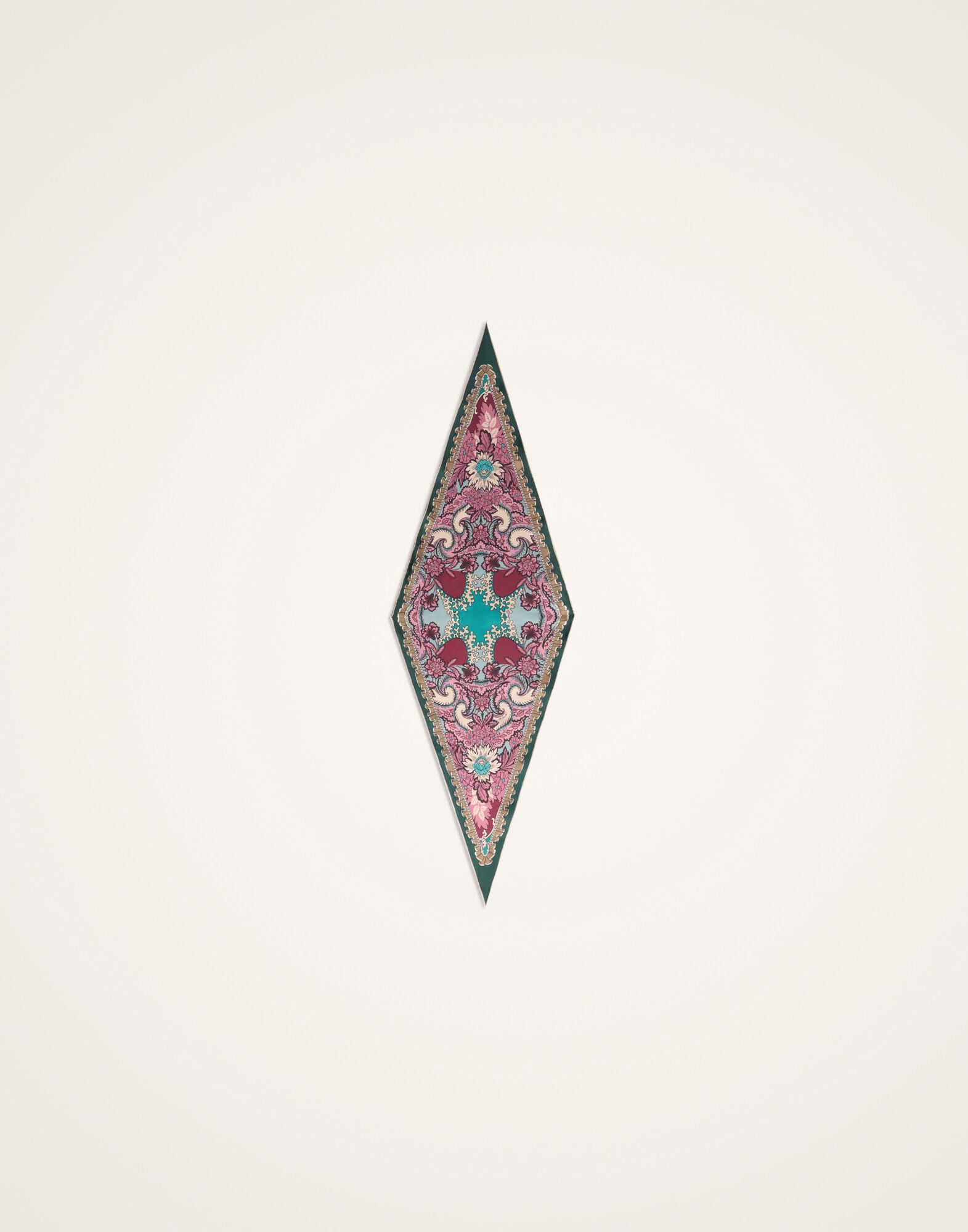 Diamond Scarf La DoubleJ: Symposium Placée Light Blue SCA0105SIL006