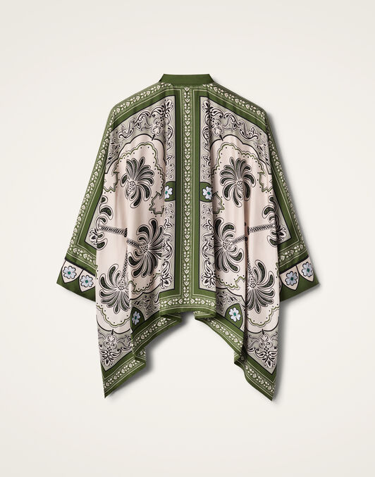 Foulard Shirt La DoubleJ: Mirage Placée Green SHI0167LAC008