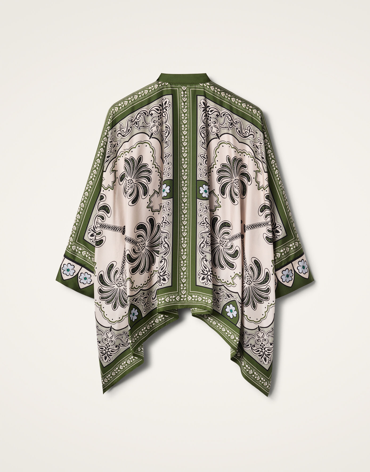 Foulard Shirt La DoubleJ: Mirage Placée Green SHI0167LAC008