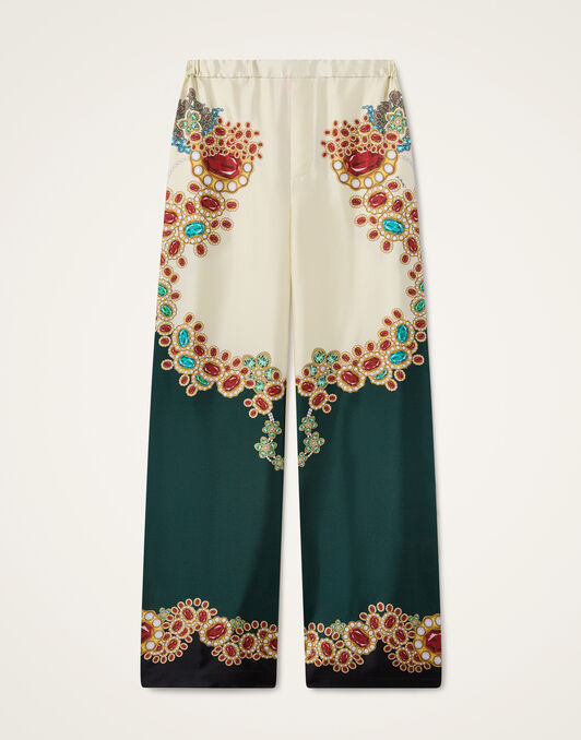 Club Pants La DoubleJ: Gems Placée Dark Green TRO0210SIL001