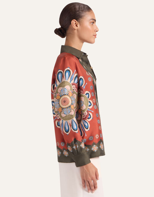 Boy Shirt La DoubleJ: Nucleus Placée Rust Boy Shirt La DoubleJ: Nucleus Placée Rust SHI0040SIL001