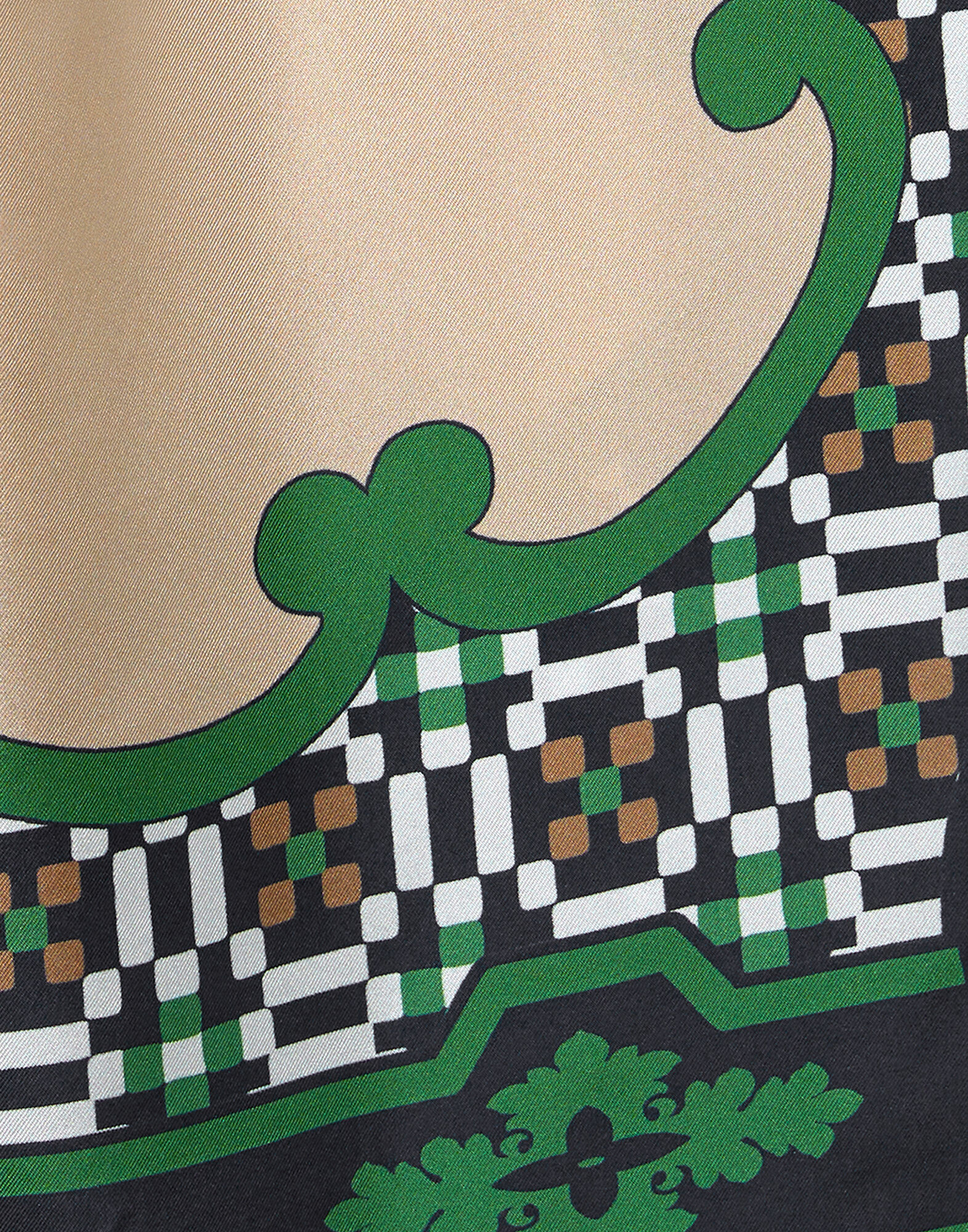 Palazzo Pants La DoubleJ: Mariposa Placée Green TRO0026SIL006