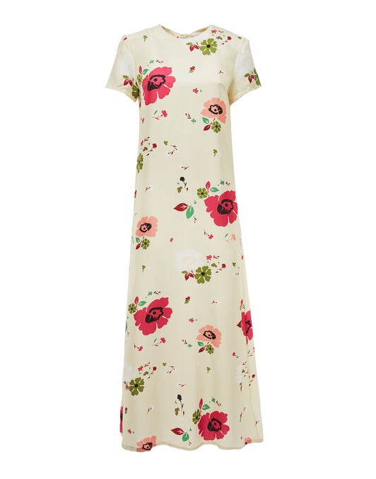 Swing Dress La DoubleJ: Giardino Swing Dress LaDoubleJ: Giardino DRE0001SIL001